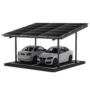 Structures de support de carport solaire au sol Système PV monté pour carport de voiture Système de montage solaire <span class=keywords><strong>Parking</strong></span> pour voiture - Product Image 4
