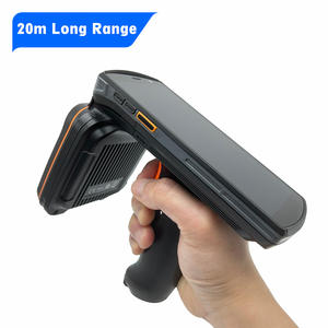 Lector de mano <span class=keywords><strong>RFID</strong></span> 20m de largo alcance Colector DE DATOS <span class=keywords><strong>UHF</strong></span> Lectura rápida <span class=keywords><strong>UHF</strong></span> <span class=keywords><strong>RFID</strong></span> Portátil PDA Android Escáner de código de barras para almacén - Product Image 1