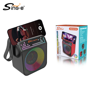 Mini Altavoz Bluetooth RGB SING-E ZQS-B109 con Soporte, Precio de Fábrica, Listo para Enviar, Perfecto para Fiestas y Campamentos - Product Image 1