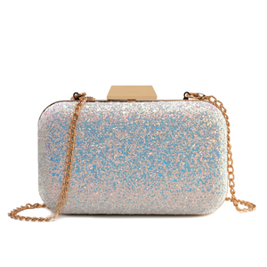 <span class=keywords><strong>Elegante</strong></span> Borsa a Tracolla con Catena in Stile Coreano, <span class=keywords><strong>Pochette</strong></span> da Sera per Signore - Product Image 3