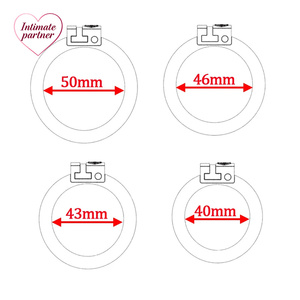 Set Gabbia di Castità Sissy <span class=keywords><strong>Pussy</strong></span> Leggera con Micro Labia e Anelli per Pene in 4 Misure, Giocattoli Sexy SM per Uomini Gay - Product Image 4