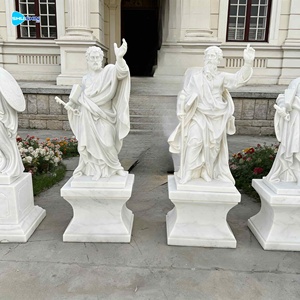 Estatuas Religiosas Famosas Talladas a Mano en Mármol, Estatua de <span class=keywords><strong>San</strong></span> <span class=keywords><strong>Pedro</strong></span> y <span class=keywords><strong>San</strong></span> Pablo, Escultura de <span class=keywords><strong>San</strong></span> <span class=keywords><strong>Pedro</strong></span> y <span class=keywords><strong>San</strong></span> Pablo - Product Image 2