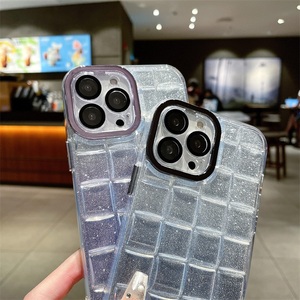 Custodie per telefoni trasparenti con glitter graduali di lusso per <span class=keywords><strong>iPhone</strong></span> 14 13 12 <span class=keywords><strong>11</strong></span> <span class=keywords><strong>Pro</strong></span> max flash powder custodie per telefoni personalizzate bling <span class=keywords><strong>cover</strong></span> - Product Image 5
