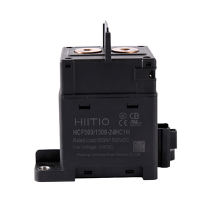 HCF500 อุปกรณ์ไฟฟ้า คอนแทคเตอร์ HIITIO 500A แรงดันคอยล์ 12 24 48V รีเลย์ 1500VDC สำหรับ EVs BMS BPU - Product Image 3