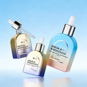 Flacon compte-gouttes en verre au design unique et nouveau, <span class=keywords><strong>15</strong></span> ml, 30 ml, 1 oz, avec bouchon à vis en or rose et argent pour sérum, huile essentielle, usage cosmétique - Product Image 3