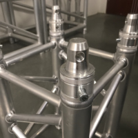 Connecteurs de treillis en aluminium avec goupilles et clips pour treillis de scène, avec flight case
