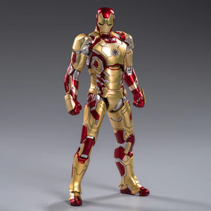 Zd Toys Original Marvel <span class=keywords><strong>Action</strong></span> Figure in Scala 1/10 <span class=keywords><strong>Iron</strong></span> <span class=keywords><strong>Man</strong></span> Edizione 10° Anniversario Modello MK42 in Plastica con Giunti Mobili Non Luminoso - Product Image 4