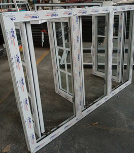 Fenêtre à battant <span class=keywords><strong>en</strong></span> PVC/UPVC au design moderne, <span class=keywords><strong>triple</strong></span> vitrage Low-E, résistante aux ouragans, avec <span class=keywords><strong>kit</strong></span> de quincaillerie pour bâtiment commercial - Product Image 5