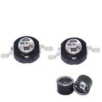 Lampu LED HPL IR daya tinggi 3W lampu SMD LED 8080 VCSEL 850nm 940nm RoHS