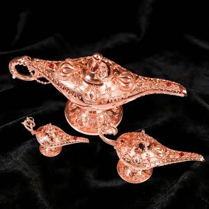 थोक aladin का दीपक धूप बर्नर धातु हस्तशिल्प, गुलाब सोने का रंग, घरेलू सजावट, होटल और शादियों के लिए। - Product Image 4