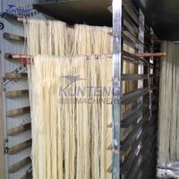 Sécheuse à nouilles de riz entièrement automatique, sécheuse à pâtes fraîches, machine à sécher les pâtes, machine à déshydrater les macaronis