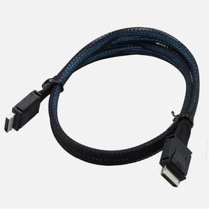 PCIE Oculink SFF 8611 <span class=keywords><strong>4I</strong></span> a MINI SAS <span class=keywords><strong>4I</strong></span> Servidor Cable de alta velocidad Cable de extensión de transferencia de datos Macho a macho 50CM 80CM - Product Image 1