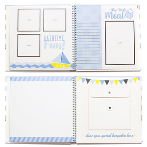 Libro de memoria personalizado de primer año para bebé, diario de fotos de recuerdo para niño, cuaderno de regalo para niño - Product Image 3