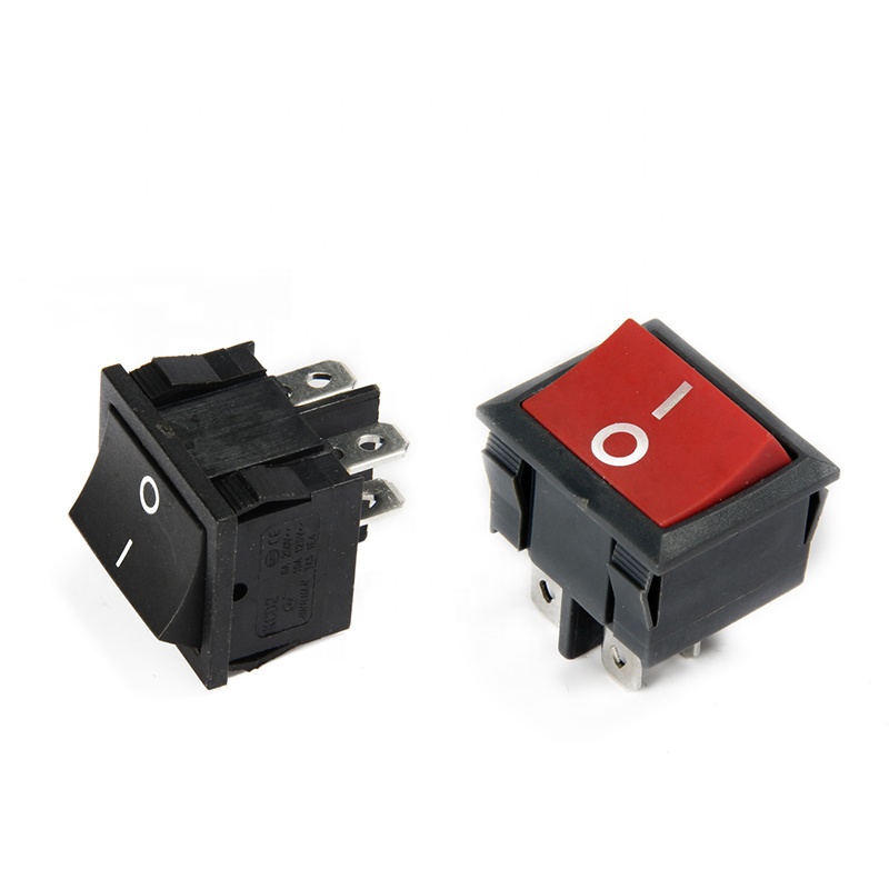 LIGHT COUNTRY R19A Rocker Switch 4 Pins 2 Positions 6A 250VAC T85 Red
