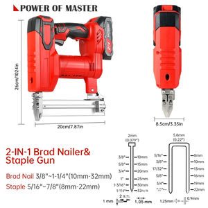 NUEVA Pistola de Grapas Eléctrica de Litio F32, Pistola de Clavos Inalámbrica, Herramientas de Clavado Portátiles, Máquina <span class=keywords><strong>Clavadora</strong></span> de Batería para Estructuras - Product Image 5