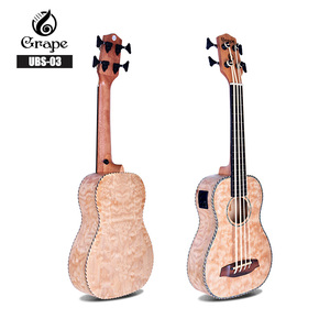 Ukelele fabricante distribución <span class=keywords><strong>Amazon</strong></span> Venta caliente acolchado Ash eléctrico Bass Ukulele - Product Image 1