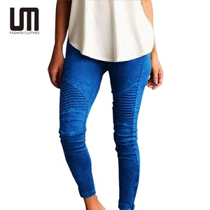 Liu Ming vendita calda all'ingrosso a buon mercato 2024 Casual Leggings da donna pantaloni Skinny elastici Slim Street Casual - Product Image 1