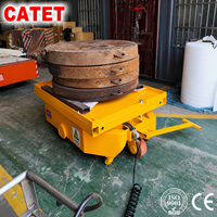 Carro Eléctrico Plano sin Rieles de 5 Toneladas, Compacto, Carro de Pequeñas Dimensiones para Taller, Carro para Manejo de Materiales y Componentes Metálicos