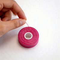Fil dentaire portable très vendu, mini boîte transparente format poche, fil en nylon ciré pour usage domestique et hôtelier
