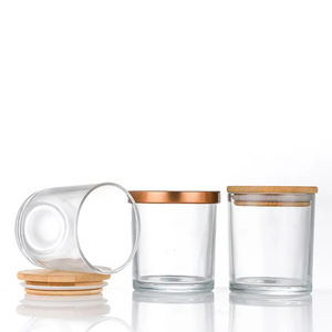 Lọ Nến Thủy Tinh Trong Suốt Rỗng Chất Lượng Cao Có Nắp Đậy Nến Đáy Hồ Quang 500Ml 550Ml Cốc Đựng Nến Trang Trí Nhà Cửa - Product Image 6