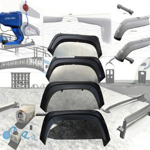 Accessori esterni in plastica ABS passaruota <span class=keywords><strong>Pickup</strong></span> parafango Flare per Triton L200 Navara NP300 modello parafanghi ricambi Auto compatibili - Product Image 4