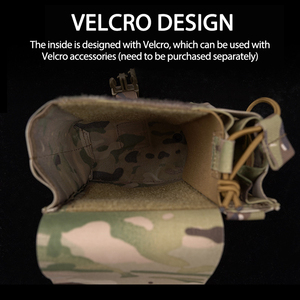 JinTeng Gilet Tactique Poitrine Suspendue MOLLE Expansion Pack <span class=keywords><strong>Radio</strong></span> Side Pouch Sac Grand Camouflage Multi-fonctionnel Secondaire Sac - Product Image 4