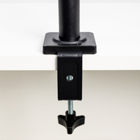 Support de moniteur double pour ordinateur, support de bureau ergonomique réglable en hauteur, mouvement complet, pour jeux vidéo