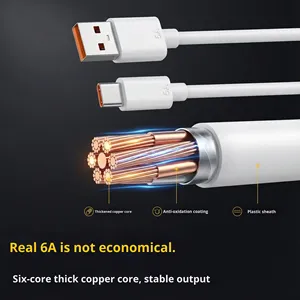 Câble USB Type-C en cuivre pur TPE à charge rapide 3A, écologique, directement de l'usine, pour téléphone portable et ordinateur - Product Image 3
