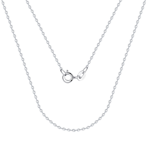 Cadenas Italianas de Plata de Ley 925 para Mujer en Varios Estilos, Incluyendo Cable, Onda de Agua, Caja, Estrella, Serpiente, Lingote y Semilla - Product Image 2