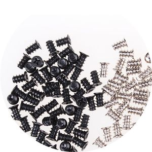 Tornillos autorroscantes Phillips negros M5x8 con cabeza redonda y brida, métricos, de rosca derecha, para uso general en la industria del plástico - Product Image 2