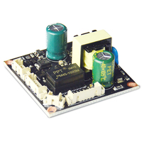 Module PoE PD IEEE802.3af 38*38*17mm 12V1.2A 12W avec protection contre la foudre 6KV pour caméra PoE, carte de module pour caméra IP et point d'accès sans fil
