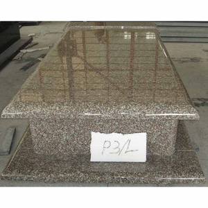 Monument funéraire en granit naturel, sculpture de cœur simple de style européen moderne, avec des motifs de tombes modernes - Product Image 1