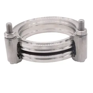 SS304 ISO Vacuum Double Claw Clamp Flange Aluminum Clamps