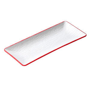 Xiangyuan <b>melamine</b> tableware rectangular restaurant <b>plates</b>, suitable for Japanese sushi, sashimi plating, barbecue, fried - Product Image 5