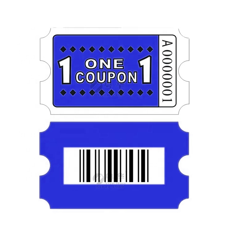 Single Line Arcade Ticket - Printing & Supply Details