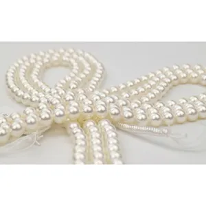 Pearl accessories pearl and chain beaded necklace for wholesale