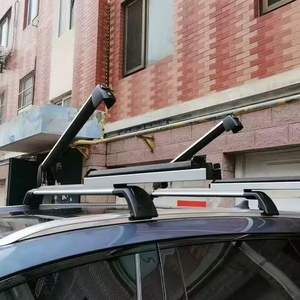 2 supports de toit en alliage pour skis et snowboards, capacité 70 kg+, installation sans perçage, conception fixe, accessoires auto - Product Image 3