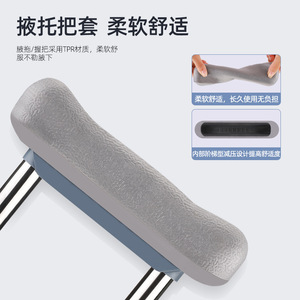 Béquilles sous-bras en acier inoxydable, petite taille, réglables pour adultes et personnes âgées souffrant de fractures - Product Image 2