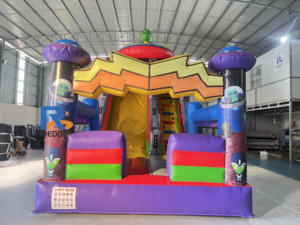 Nhà Máy Joker lớn <span class=keywords><strong>Inflatable</strong></span> khô trượt ngoài trời Đảng <span class=keywords><strong>Bouncer</strong></span> bouncy lâu đài nhảy nhà - Product Image 6