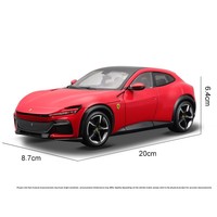 Bburago 1:25 pour Purosangue SUV, modèle de voiture en métal moulé sous pression, pièce de collection artisanale