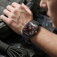 Montre connectée à écran couleur, suivi de la santé, affichage LED, fréquence cardiaque, oxygène sanguin, surveillance du sommeil, étanche 5ATM
