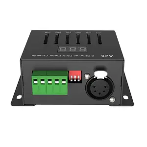 SKYDANCE AJ6 factory price 6 Channel digital DMX decoder Sliding Fader Console 5-12VDC for led master controller