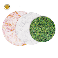 OOLIMA PACK Eco Friendly Round Square MDF planche à gâteau base étanche tambour à gâteau