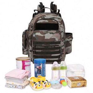 Échantillon Gratuit : Sac à Langer Tactique pour Hommes avec Matelas à Langer Camouflage – Sac à Dos de Maternité pour Papa - Product Image 2