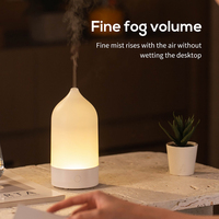 Humidificateur Électrique à Changement de Couleur, Diffuseur d'Arômes, 7 Modes d'Éclairage, Silencieux, Ultrasonique, Capacité 120ml, Type-C, Anti-Sécheresse