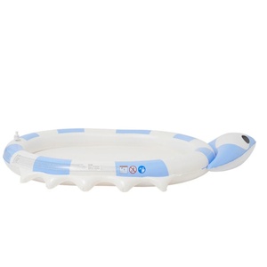 Alfombra Inflable de PVC con Diseño de Tortuga Azul, 158*132*25 CM, Tapete Acuático para Niños, Diversión de Verano con Amigos en el Patio Trasero - Product Image 2