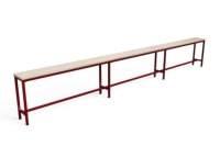 Pieds de table carrés en acier pour restaurant, pub, bureau, café, salle à manger, et cadre de table pour tabourets hauts – Fabrication métallique OEM