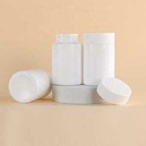 Wide Mouth HDPE Plastic Powder Jar White 150ml 300ml 500ml 1000ml 16oz for <b>Protein</b> Milk Powder <b>Pill</b> Storage Screw Cap - Product Image 2
