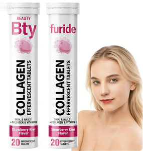 Compresse Effervescenti Multivitaminiche OEM con Etichetta Privata, <span class=keywords><strong>1000Mg</strong></span> di Proteine, Glutatione e Vitamina C per la Bellezza della Pelle, Durata di Conservazione 24 Mesi - Product Image 1