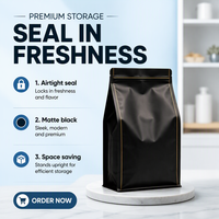 Pochette alimentaire robuste en PE, de qualité alimentaire, anti-perforation et étanche, avec gaufrage, pour l'emballage de sauces liquides et de concentrés de café